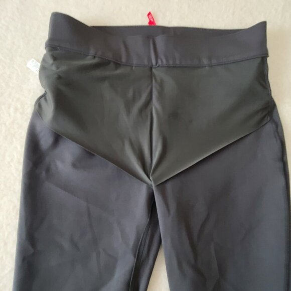 Spanx Ankle Ponte Leggings Sz 1X Pepper Gray Pullon Slimming Straight Leg NWT - Picture 7 of 12